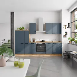 Nobilia Küchenzeile Easytouch I 300,3 cm blau