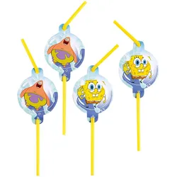 Spongebob Schwammkopf - Trinkhalme (8 Stück)