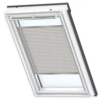 VELUX Standard-Plissee FSL C02 1259KWL Hellbeige, weiße Schiene: