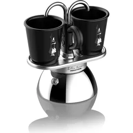 Bialetti Mini Express Induction 2 Tassen Schwarz