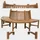 CLP Baumbank 203 x 101 x 90 cm Braun