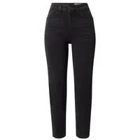 Noisy May Moni Straight Fit Hochtaillierte Jeans - Black