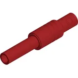 HIRSCHMANN TEST & MEASUREMENT KUN S Sicherheits-Lamellenbuchse Buchse, gerade Stift-Ø: 4 mm Rot 1 St.