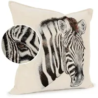 ANRO Kissenbezug Dekokissen Kissen Sofakissen Kissenbezüge Kissenhülle Gobelin Zebra