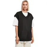URBAN CLASSICS Oversized Pullover Mit V-ausschnitt Black XS