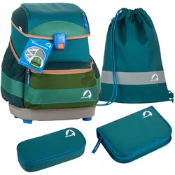 finkid BUDDY EKO SPORT 4tlg. Schulranzenset - jungle mix Koffer24