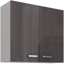 Küchen-Preisbombe Hängeschrank 80 cm x 0 x 0 Grau