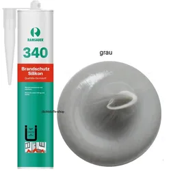 Ramsauer 340 Brandschutz grau B1 1K Silikon Dichtstoff 310ml Kartusche