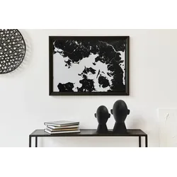Kayoom Skulptur »Skulptur Phantom 225«, Handgefertigte Face-Skulptur aus Aluminium Kayoom Schwarz