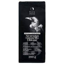 Spezialitätenkaffee Bohnen Black Crow White Pigeon Nicaragua Limoncillo Ethiosar, 200 g