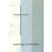 Bsb Trauerkarte zur Beerdigung - liebevolle Beileidskarten mit Umschlag