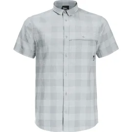 Jack Wolfskin Highlands Shirt M«, Gr. XXXL (60), Normalgrößen, soft-blue-check, , 84888769-XXXL Normalgrößen