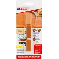 edding 8902 Wachs 4-8902-1-4608 Parkett- & Laminat-Reparaturset 3 mischbare Farbtöne