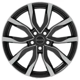 MAK Highlands black mirror 8x19 ET45 - LK5/108 ML63.4 Alufelge schwarz