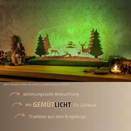 Weigla Schwibbogen LED Waldidylle 47 x 22 x 8,2 cm