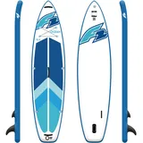 F2 SUP-Board 11,5 " Ocean LTD (L x B x H: 350 x 77 x 15 cm, Aufblasbar, Blau)