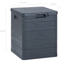 Gartenbox Aufbewahrungsbox Wasserdicht Kissenbox Auflagenbox 90L Kiste Truhe DE
