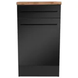 Stella Trading Unterschrank Jazz 50 x 90 x 60 cm Schwarz