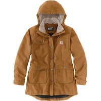 Carhartt Washed Duck, Mantel Damen - Braun - XS