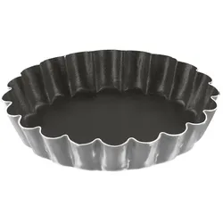 DE BUYER Mini Tartelette Form 10 cm Antihaftbeschichtet Grau Rund Stahl