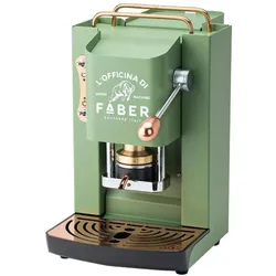 Faber Italia Pro Deluxe, Pod-Kaffeemaschine, 1,3 l, Kaffeepad, 500 W, Grün