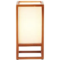 BRILLIANT Lampe, Seaside Tischleuchte 25cm natur/weiß, 1x D45, E14, 40W, Mit Schnurzwischenschalter