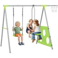 Aiyaplay 4 in 1 Schaukelgestell Outdoor Schaukelgerüst mit Schaukel,
