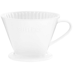 BUTLERS Filterkaffeemaschine TRADITIONAL Kaffeefilter Größe 104 weiß