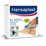 Hansaplast Elastic Pflaster 5 m x 6 cm Family Pack
