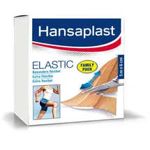 Hansaplast Elastic Pflaster 5 m x 6 cm Family Pack