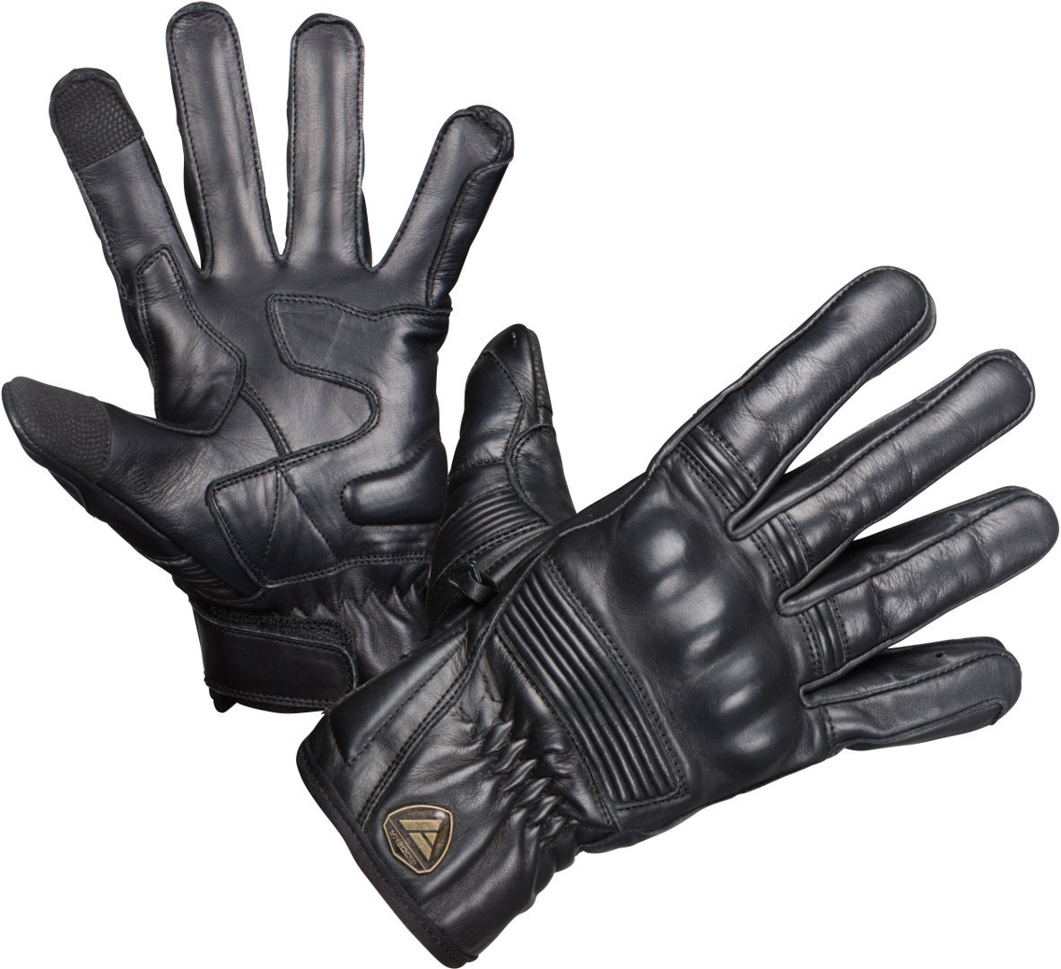Modeka Steeve II De Handschoenen van de motorfiets, zwart, XL