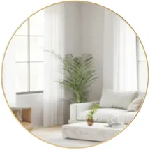 Umbra Wandspiegel Hubba Spiegel brass Ø 86cm