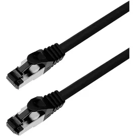 Maxtrack Cat 8.1 Patch Kabel Cat.8.1 S/FTP 2 m Schwarz
