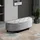 Homcom Truhenbank Samt Grau 120 x 46 x 42 cm