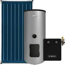 Bosch 4,7m2 Junkers Bosch Solaranlage SO585 mit FKC-2S, WS 310-5 EKP 1 B, Aufdach