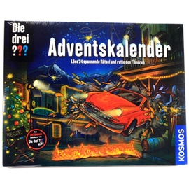 Kosmos Die drei ??? Adventskalender 2021 - Rätsel im Gruselfilm-Park