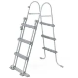 BESTWAY Poolleiter Bestway Flowclear Sicherheitsleiter 107 cm grau