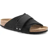 Birkenstock, Damen, Sandalen, Kyoto Nubuck/Suede Leather, Schwarz, (42)