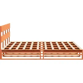 vidaXL Massivholzbett 180 x 200 cm Braun