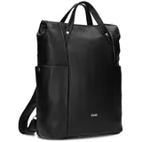 Zwei Rucksack / Backpack Pia PIR150 Rucksäcke Schwarz Damen