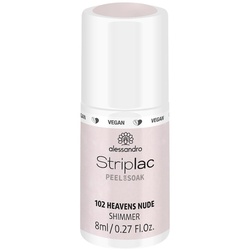 Alessandro Striplac Vegan Nagellack 8 ml 102 - HEAVENS NUDE