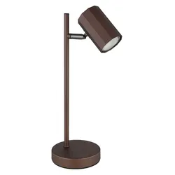 Schreibtischlampe Nachttischleuchte Tischlampe bronze Leselampe beweglich H 35cm