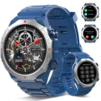Militär Smartwatch Herren Damen, 1.39''HD Display Fitnessuhr für Outdoor, Herzfrequenz, Schlafmonitor, 110+ Sportmodi , IP68 Wasserdicht Sportuhr, 30 Tage Akkulaufzeit, Schrittzähler für Android iOS