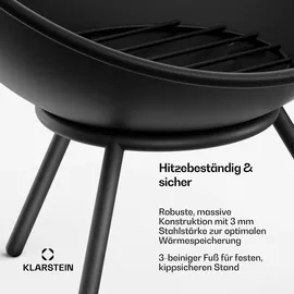 Klarstein Feuerschale Ø 40 cm Schwarz