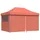 vidaXL Partyzelte 1,494 x 4,4 m inkl. 4 Seitenteile Orange