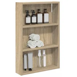 vidaXL Badezimmer-Wandschrank mit Regal Sonoma-Eiche 40 x 10 x 60,5 cm