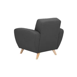 Max Winzer Sessel Jerry Flachgewebe 83 x 85 x 0 cm Grau