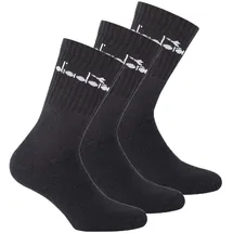 Diadora Tennissocken 3er Pack Schwarz 39-42