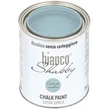 bianco Shabby® Carta da Zucchero (Zuckerpapier-Blau) - (1 Liter) Chalk Paint Kreidefarbe auf Wasserbasis für alle Oberflächen – geruchsneutral, einfach zu verarbeiten, extra matt