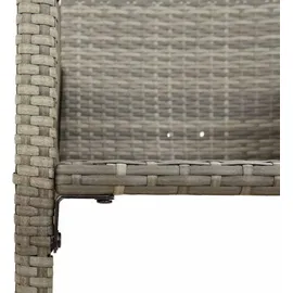 vidaXL Gartenbar-Set 5-tlg. Grau